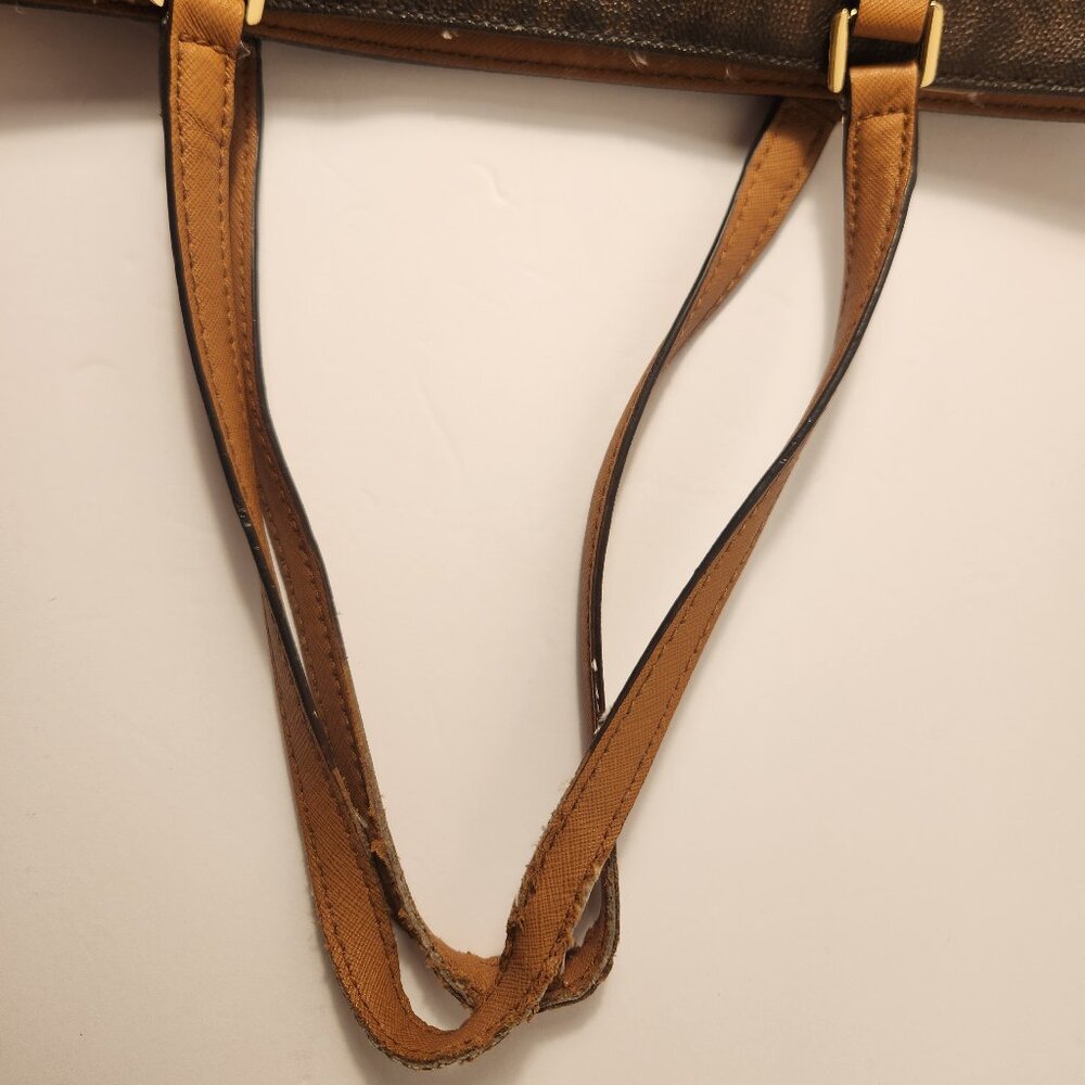 Michael Kors Logo Brown Tote Bag - Great Restoration Project - Picture 6 of 13